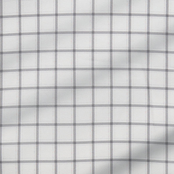 "The Scottie" Grey & White Windowpane