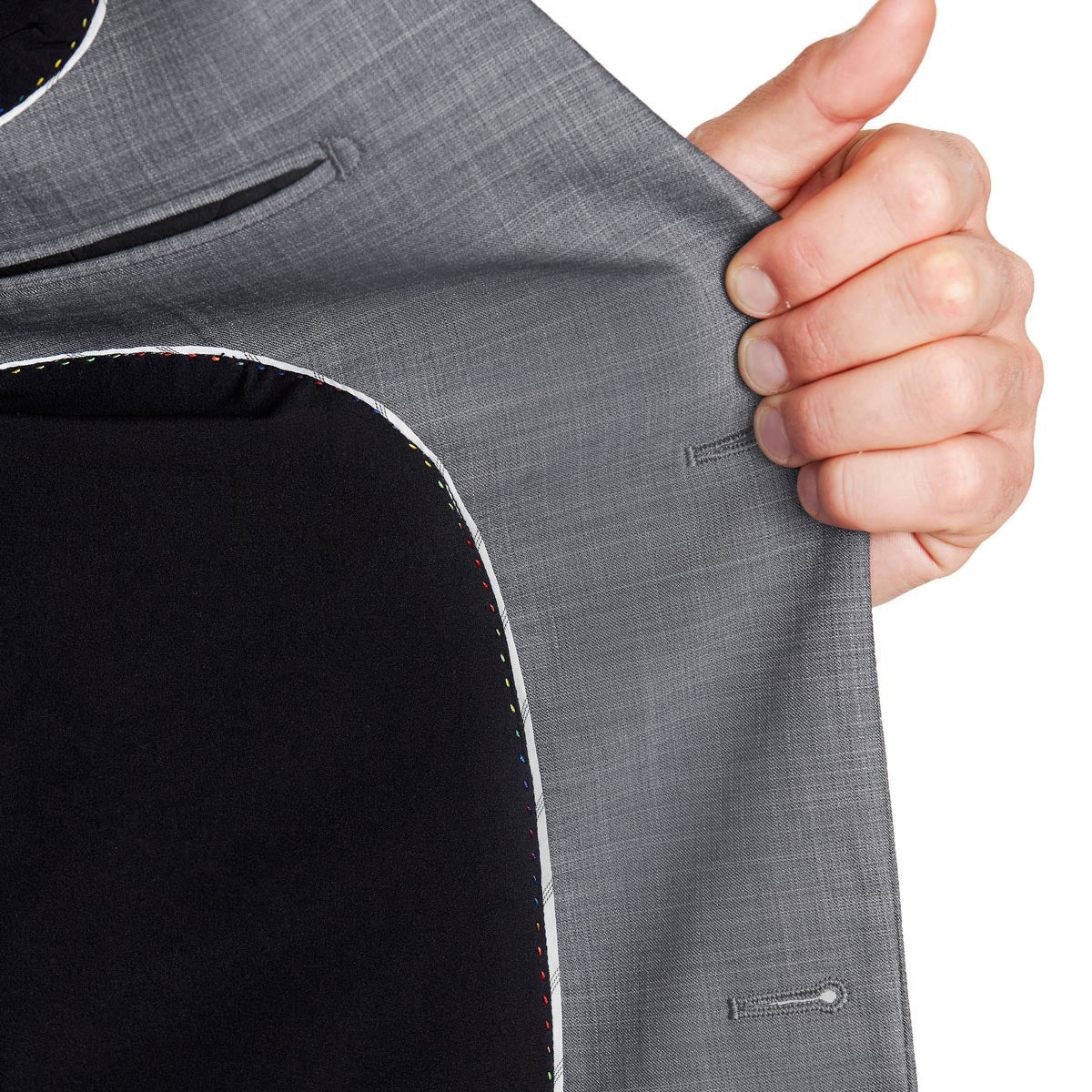 Athletic Fit Stretch Blazer - Heathered Grey