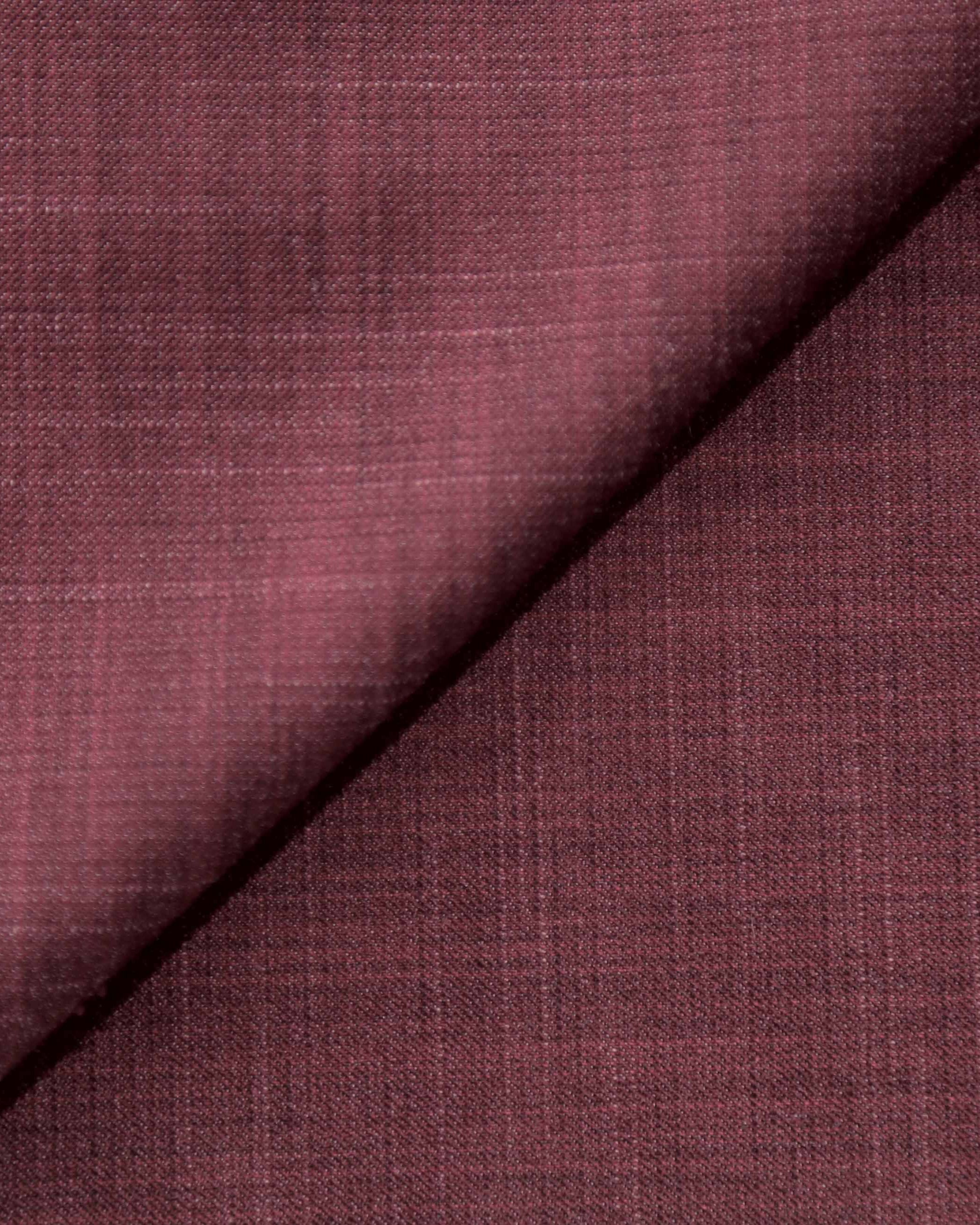 Athletic Fit Stretch Suit - Heathered Maroon