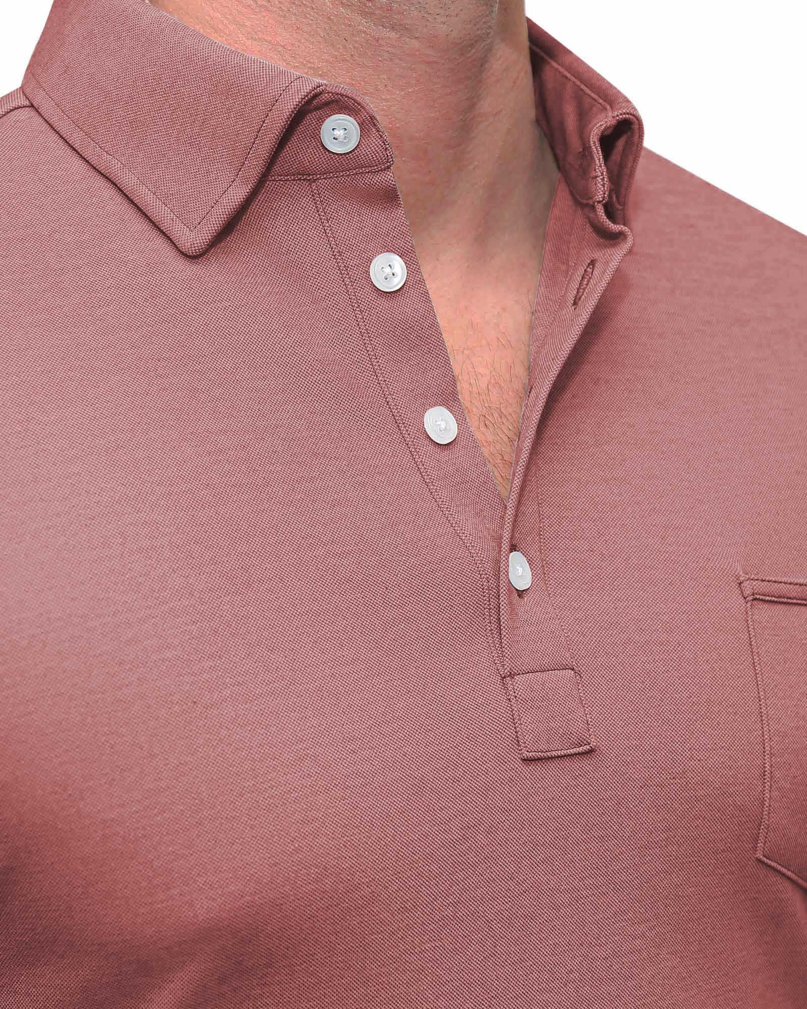 "The Avery" Maroon Pique Polo