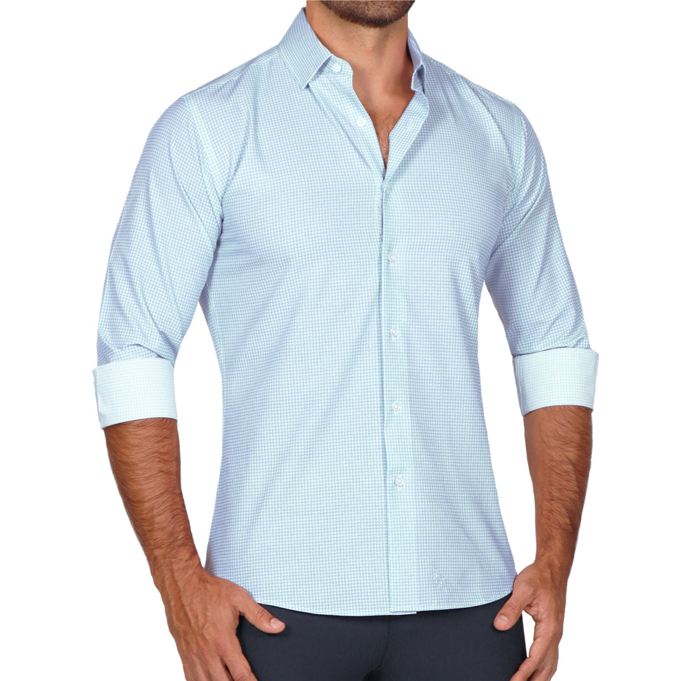 "The Nash" Baby Blue Gingham