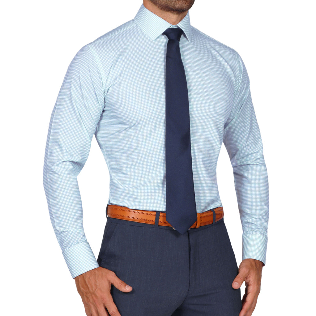 "The Nash" Baby Blue Gingham