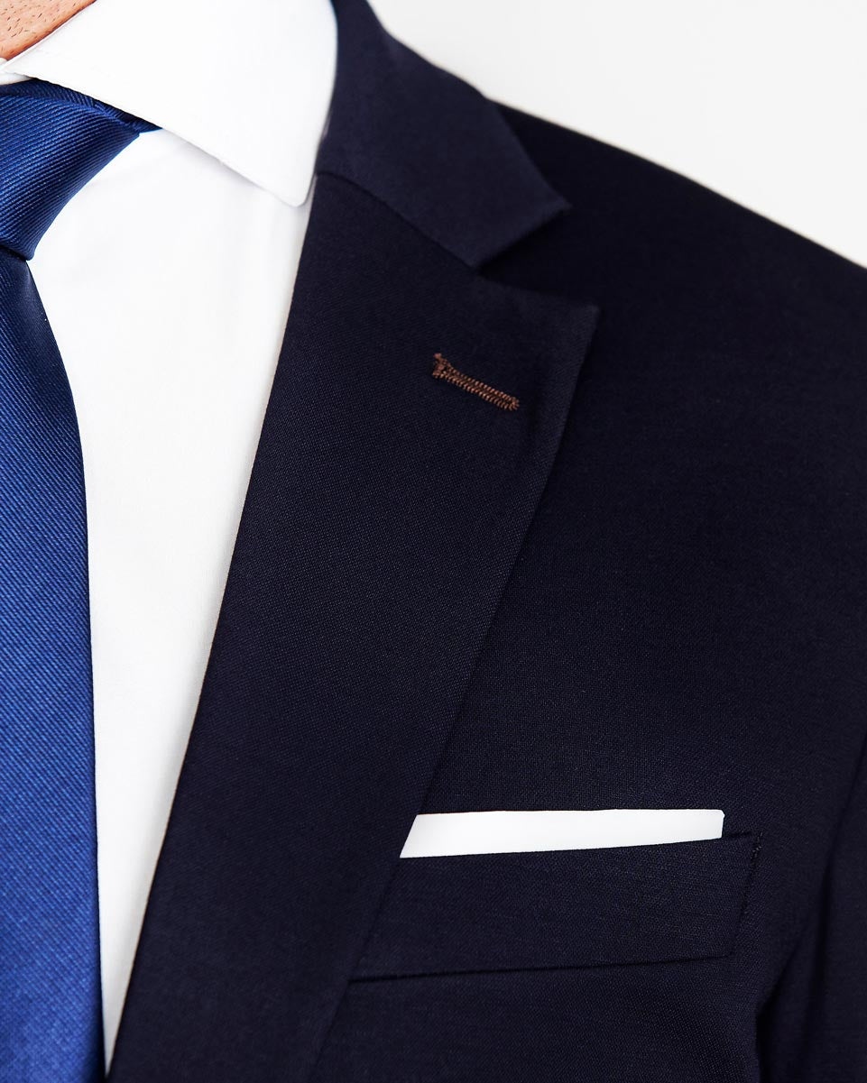 Athletic Fit Stretch Blazer - Navy