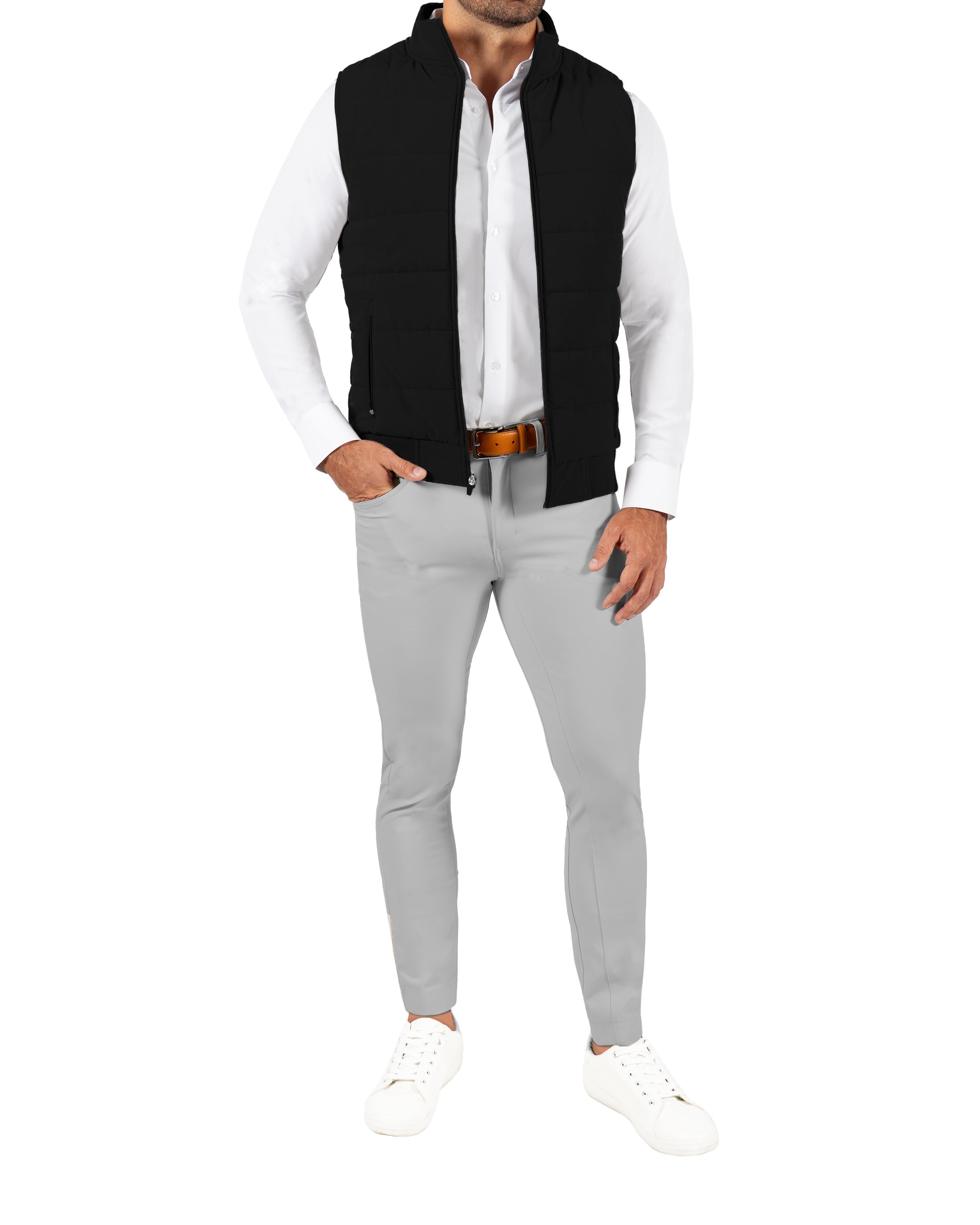Down Vest - Black
