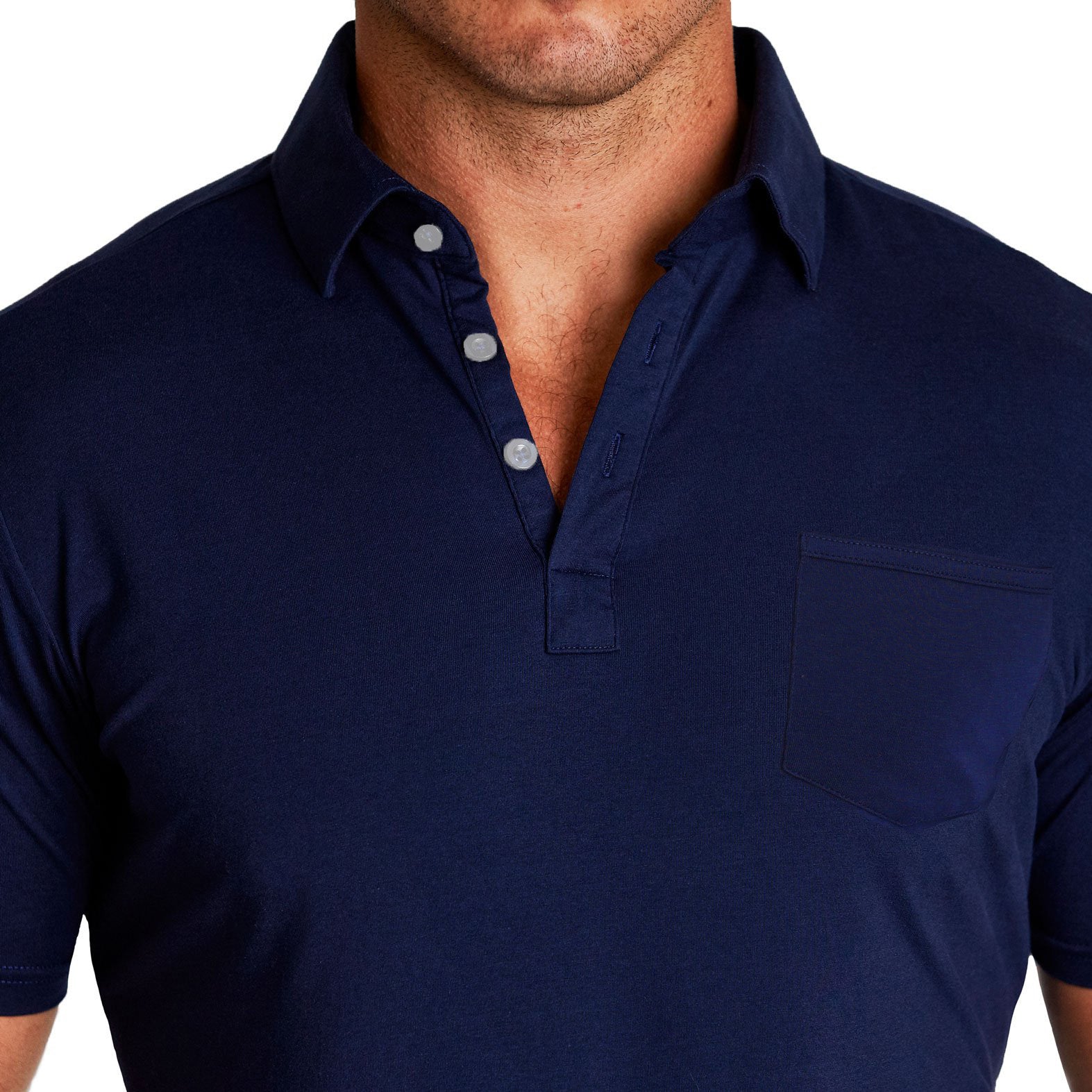 "The Quick" Navy on Navy Polo