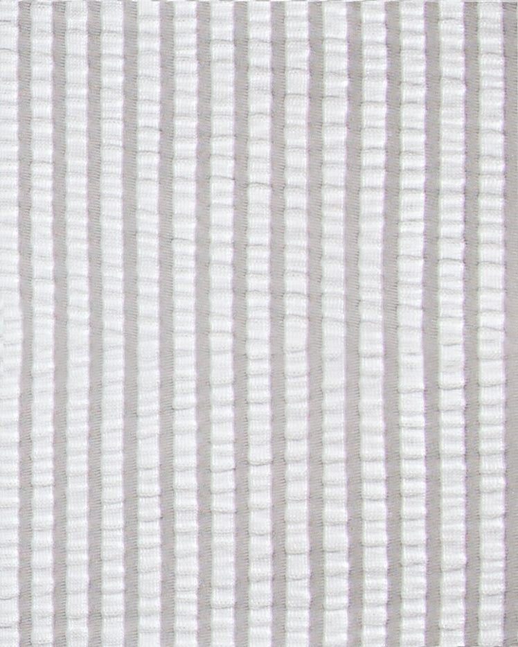 Athletic Fit Stretch Blazer - Grey & White Seersucker