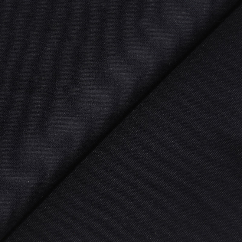 Solid Black 4 Way Stretch Moisture Wicking Athletic Performance Knit Fabric