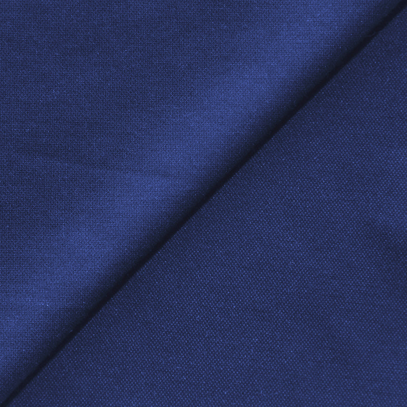 Royal Blue Cotton Suit - Hangrr
