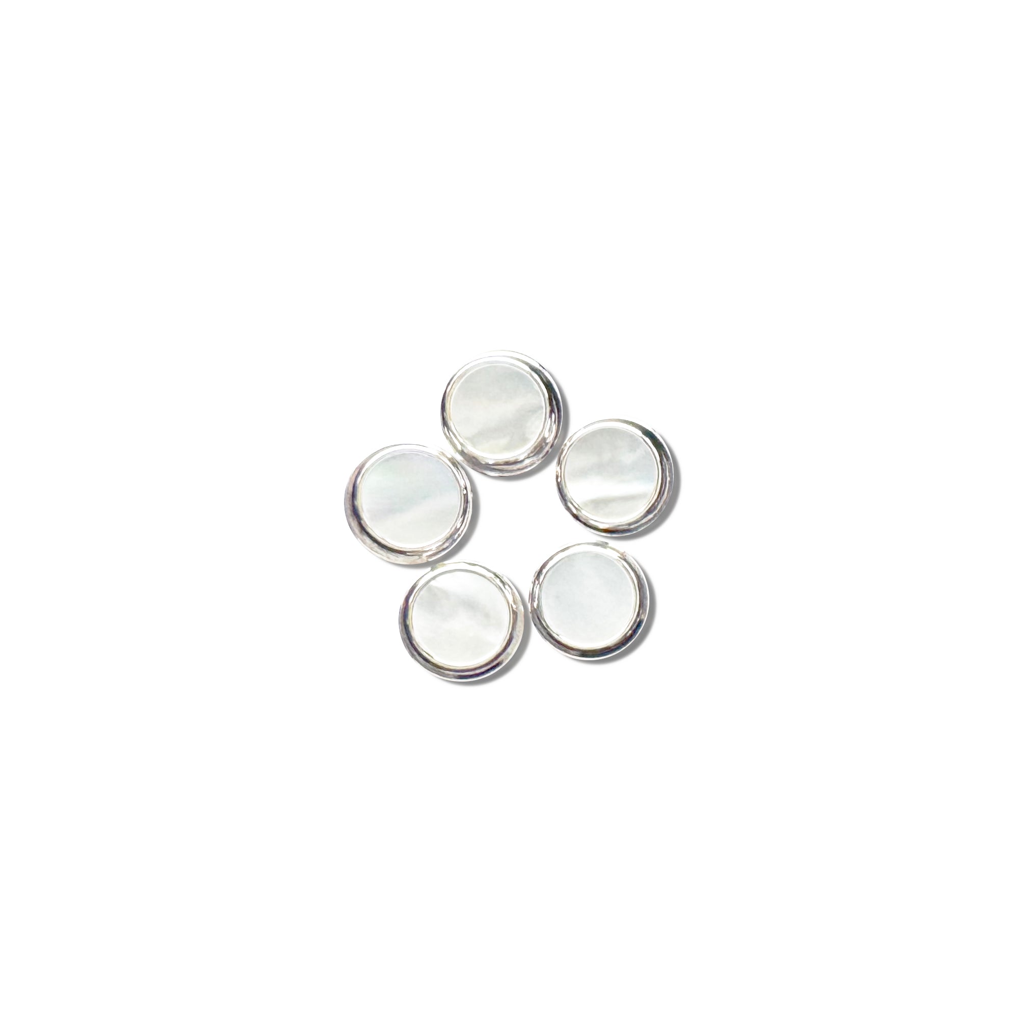 Mother of Pearl Tuxedo Studs (Set of 5)