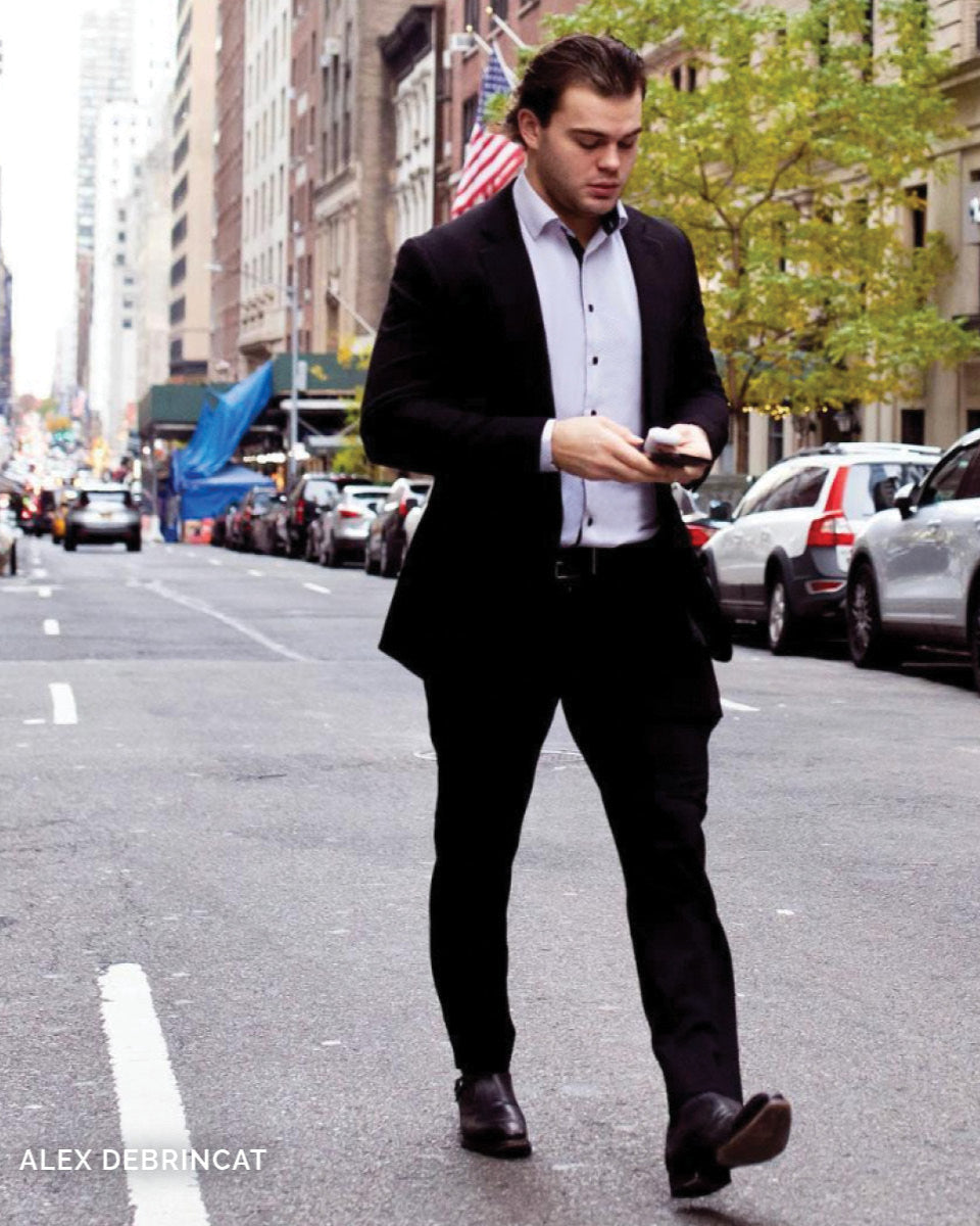 Athletic Fit Stretch Blazer - Black