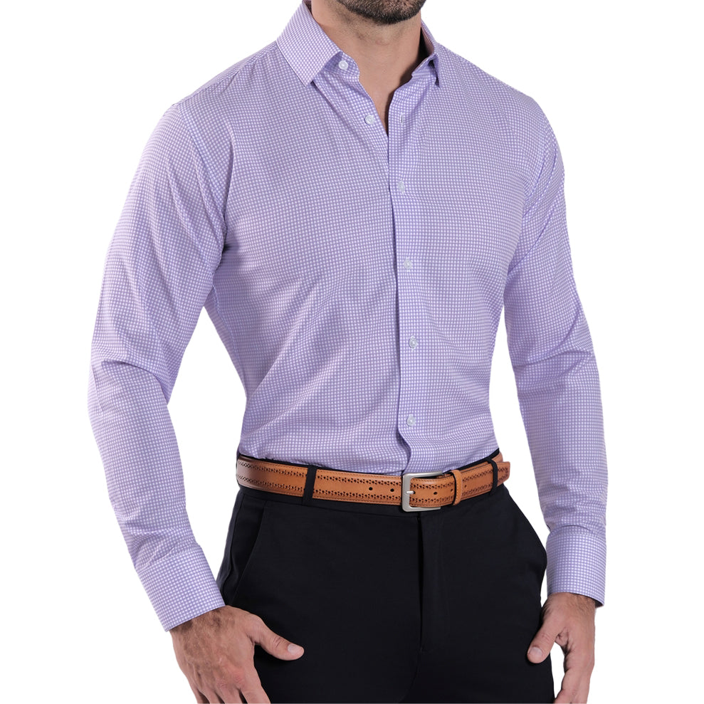 "The Valentine" Lilac Mini Check