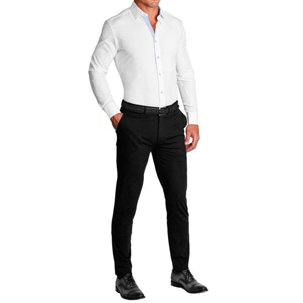 Athletic Fit Suit Pants - Lightweight Light Grey - State and Liberty  Clothing Company Canada