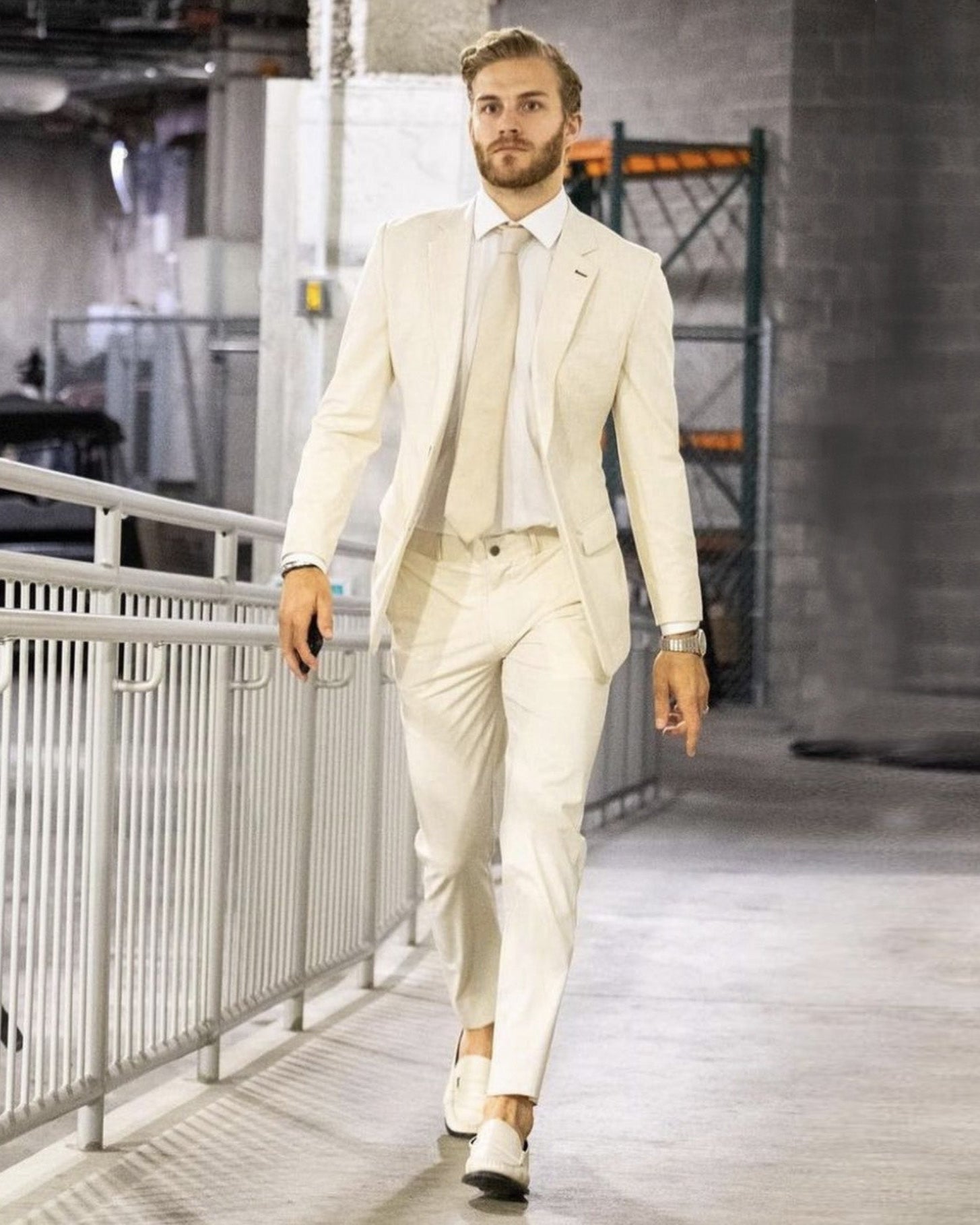 Athletic Fit Stretch Blazer - Lightweight Heathered Bamboo
