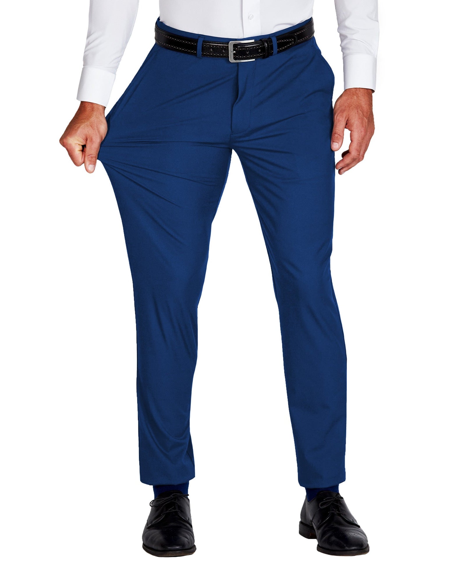 Athletic Fit Stretch Suit - Solid Royal Blue