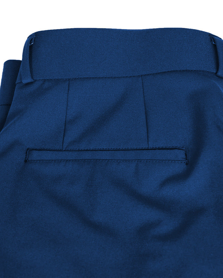 Athletic Fit Stretch Suit - Solid Royal Blue