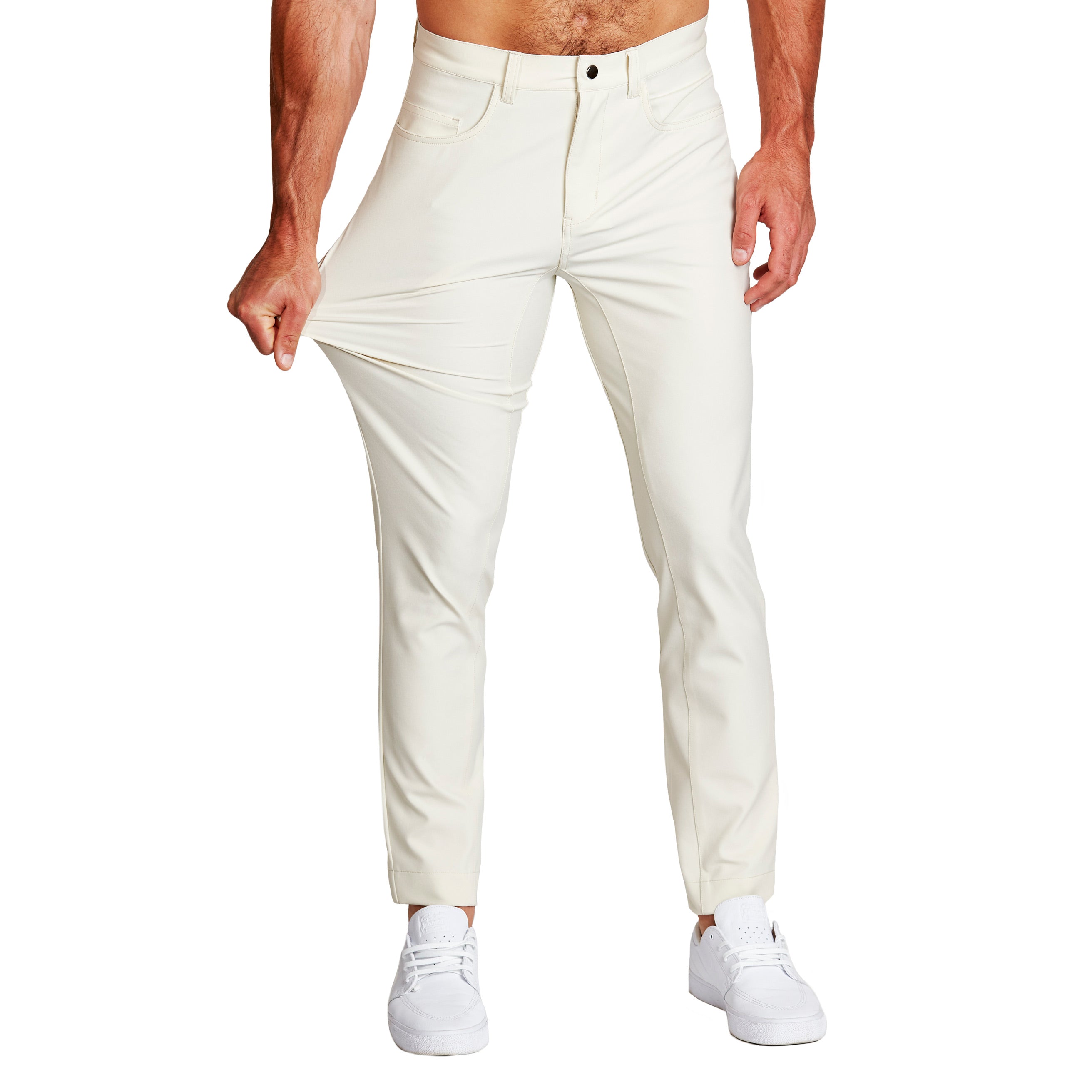 Athletic Fit Stretch Tech Chino - Light Khaki