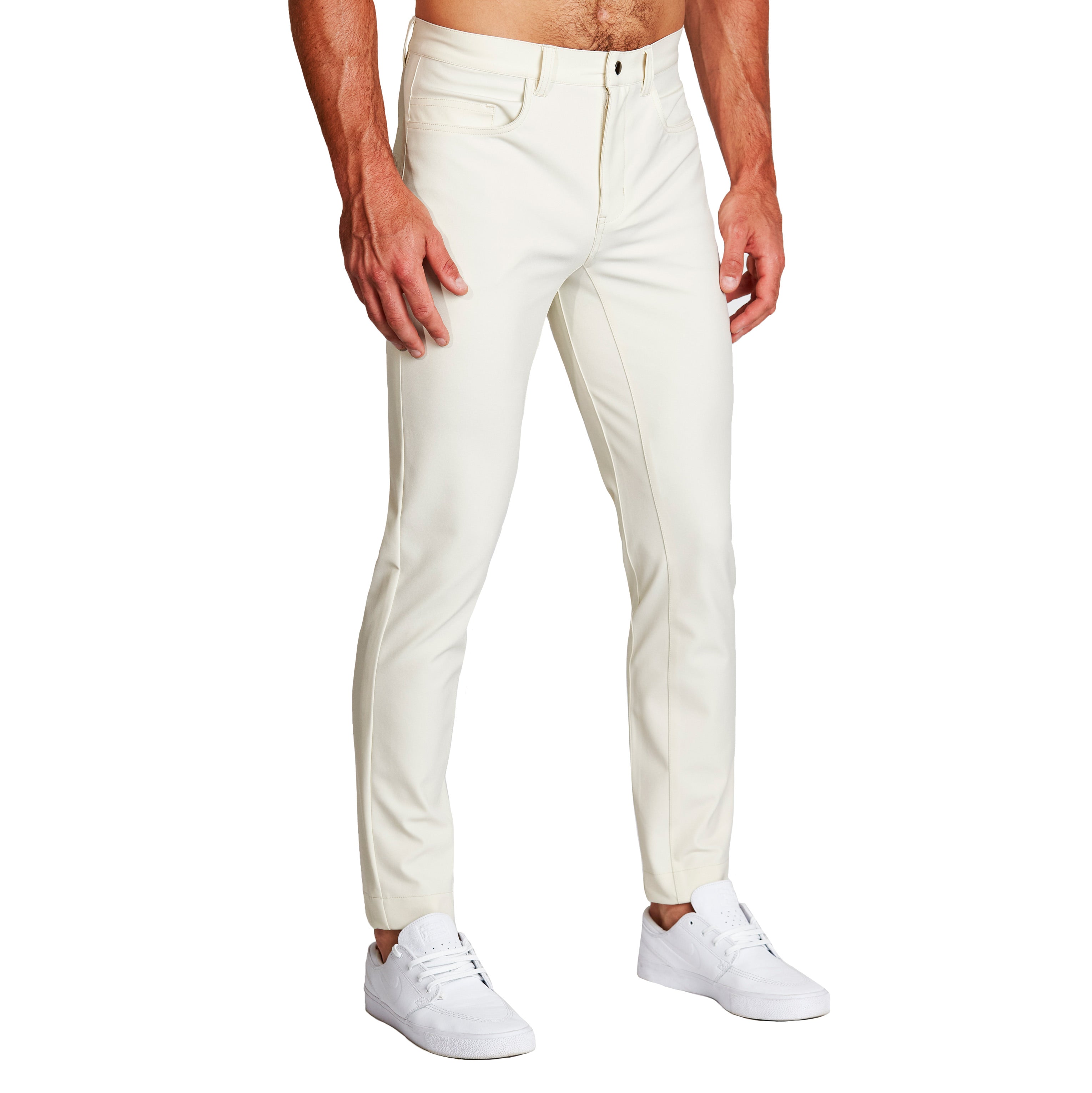 Athletic Fit Stretch Tech Chino - Light Khaki