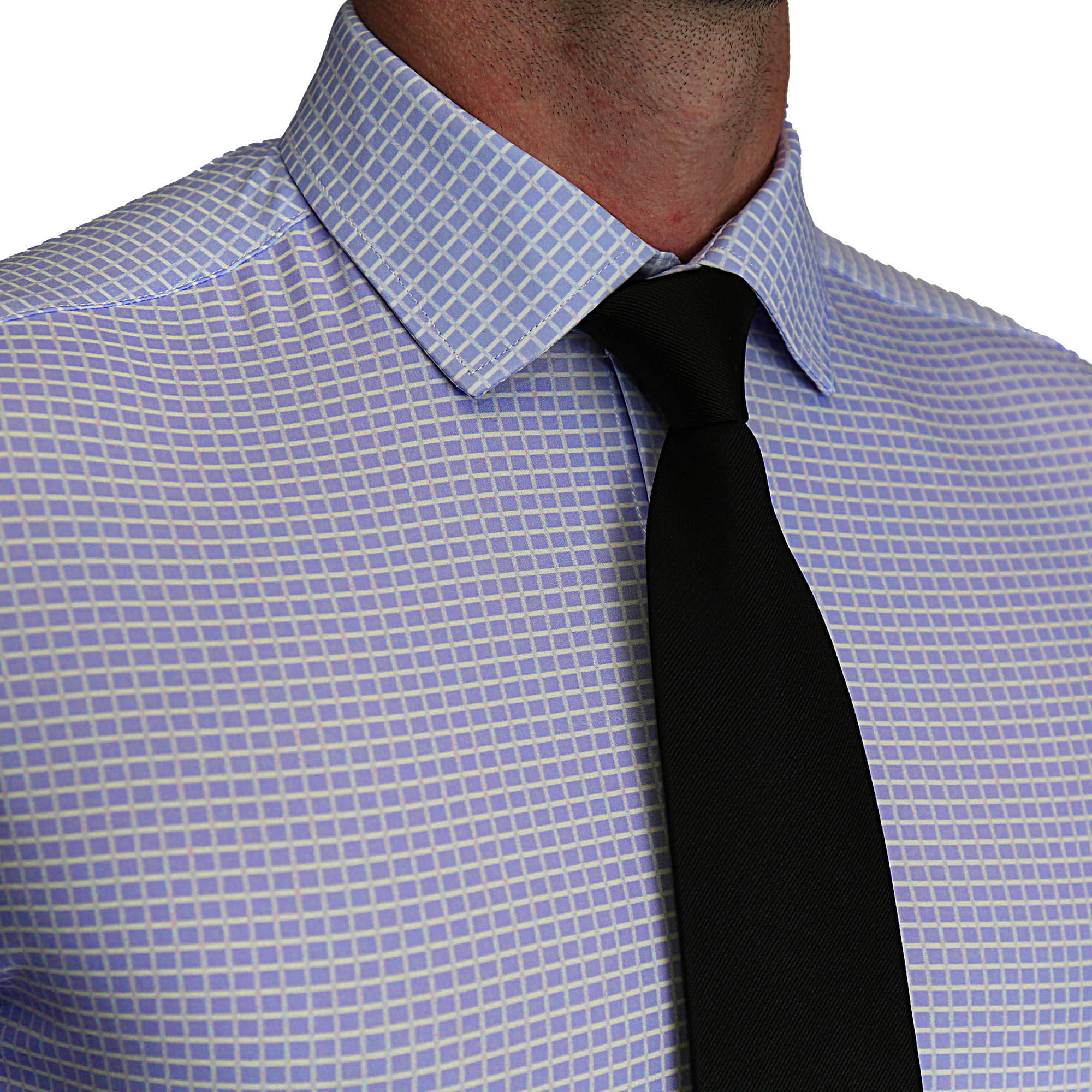 "The Xavier" Lavender with White Windowpane