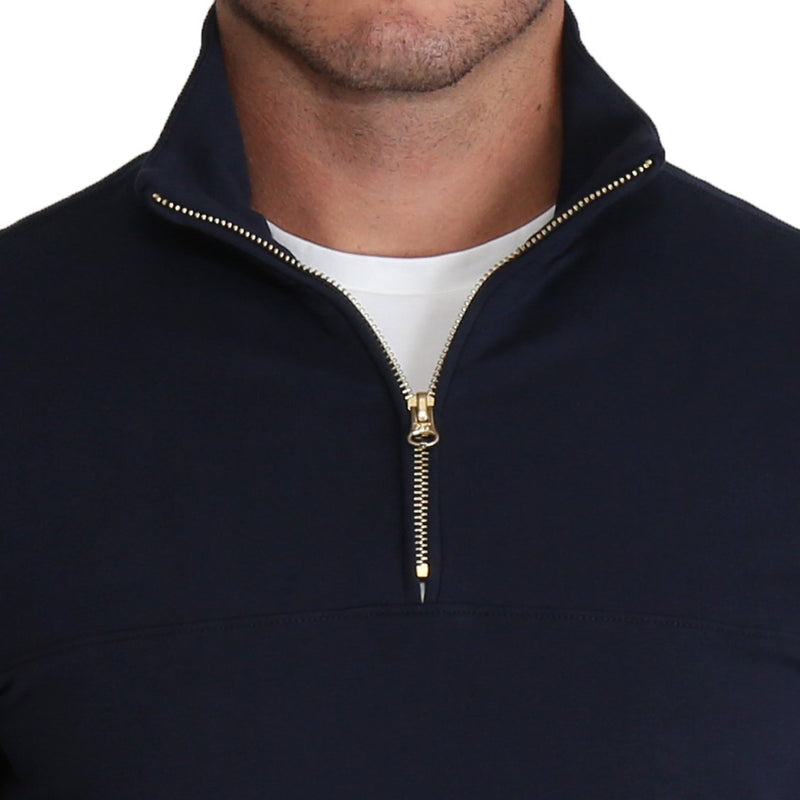 Quarter Zip - Solid Navy - State and Liberty Clothing Company Canada