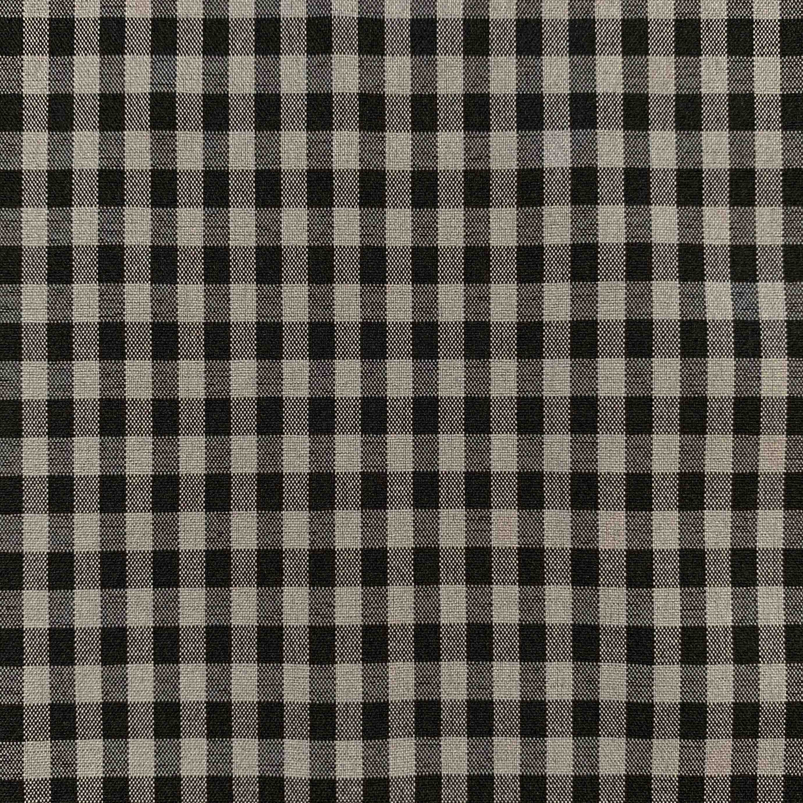 "The Bryson" Dark Grey and Black Gingham