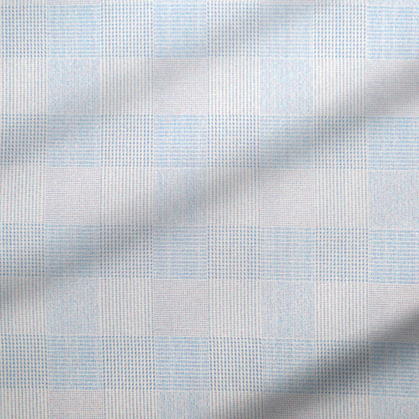 "The Flynn" Light Blue & White Plaid