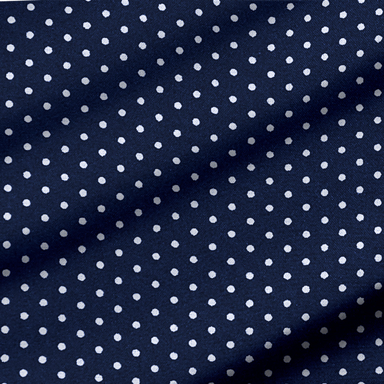 "The Boylston" Navy with White Polka Dots