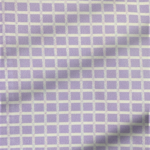 "The Xavier" Lavender with White Windowpane