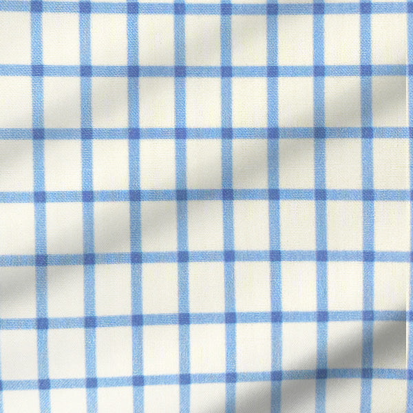 "The Soho" Light Blue Windowpane