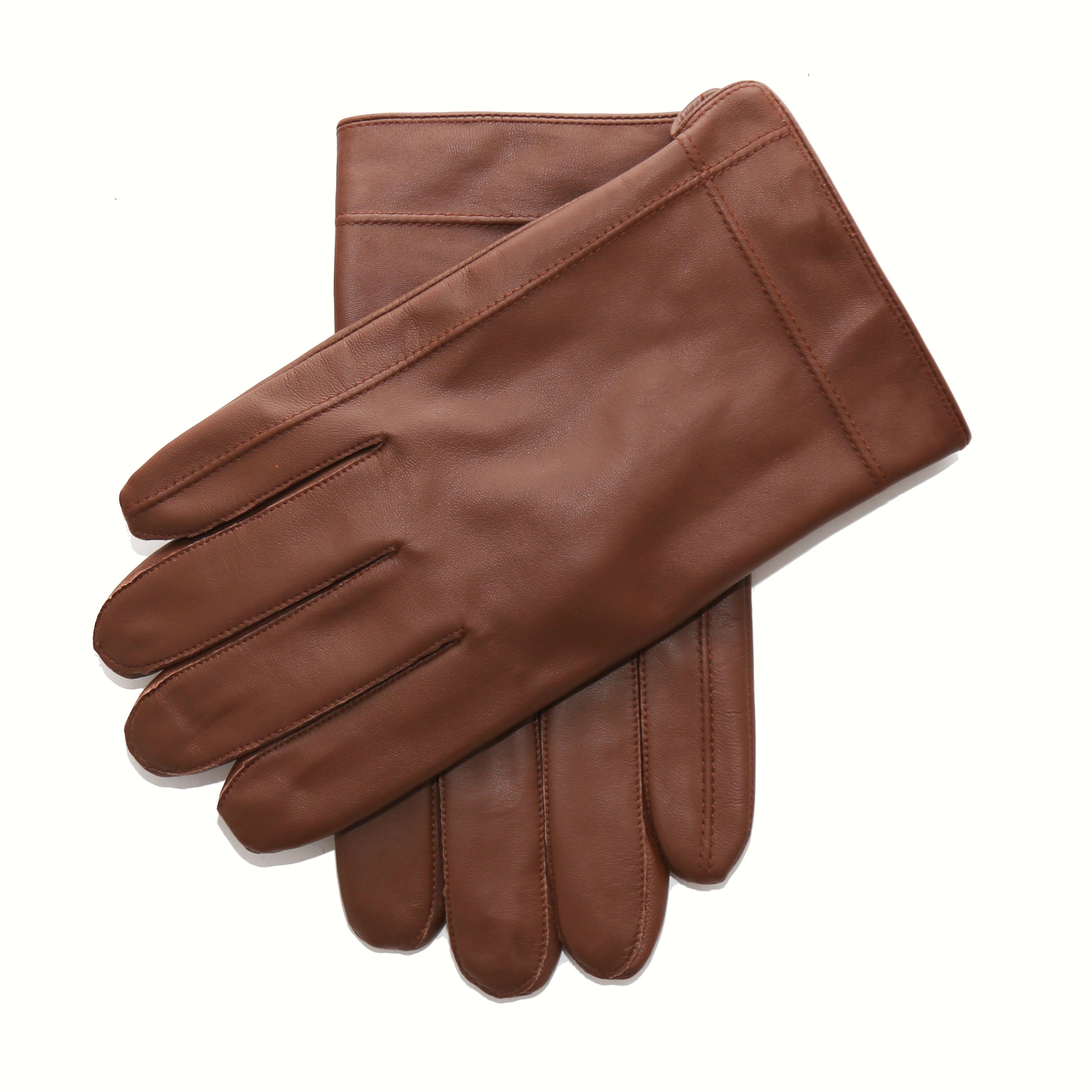 Leather Gloves - Light Brown