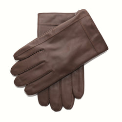 Leather Gloves - Dark Brown