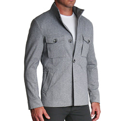 Field Jacket - Grey Herringbone