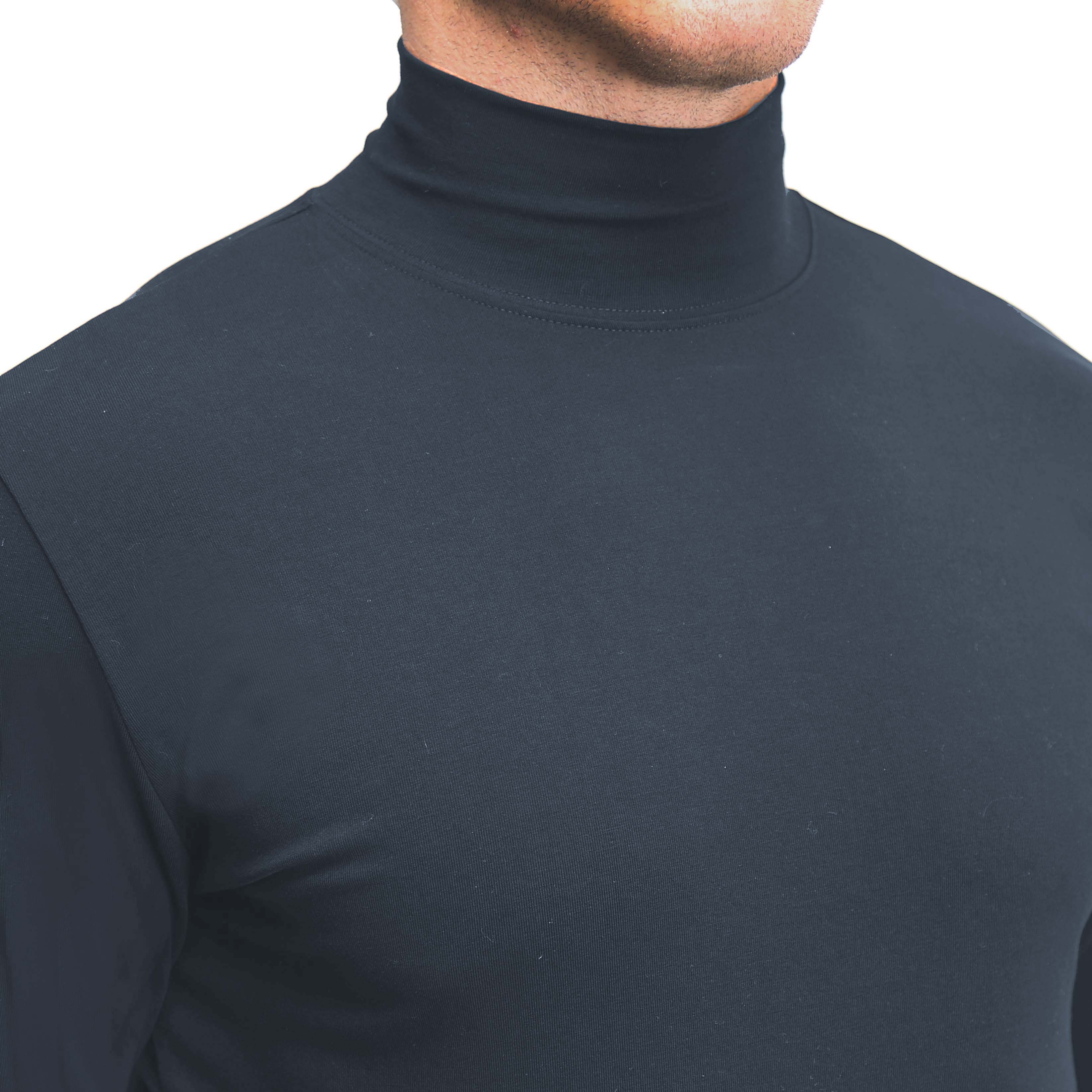 Mock Turtleneck Navy