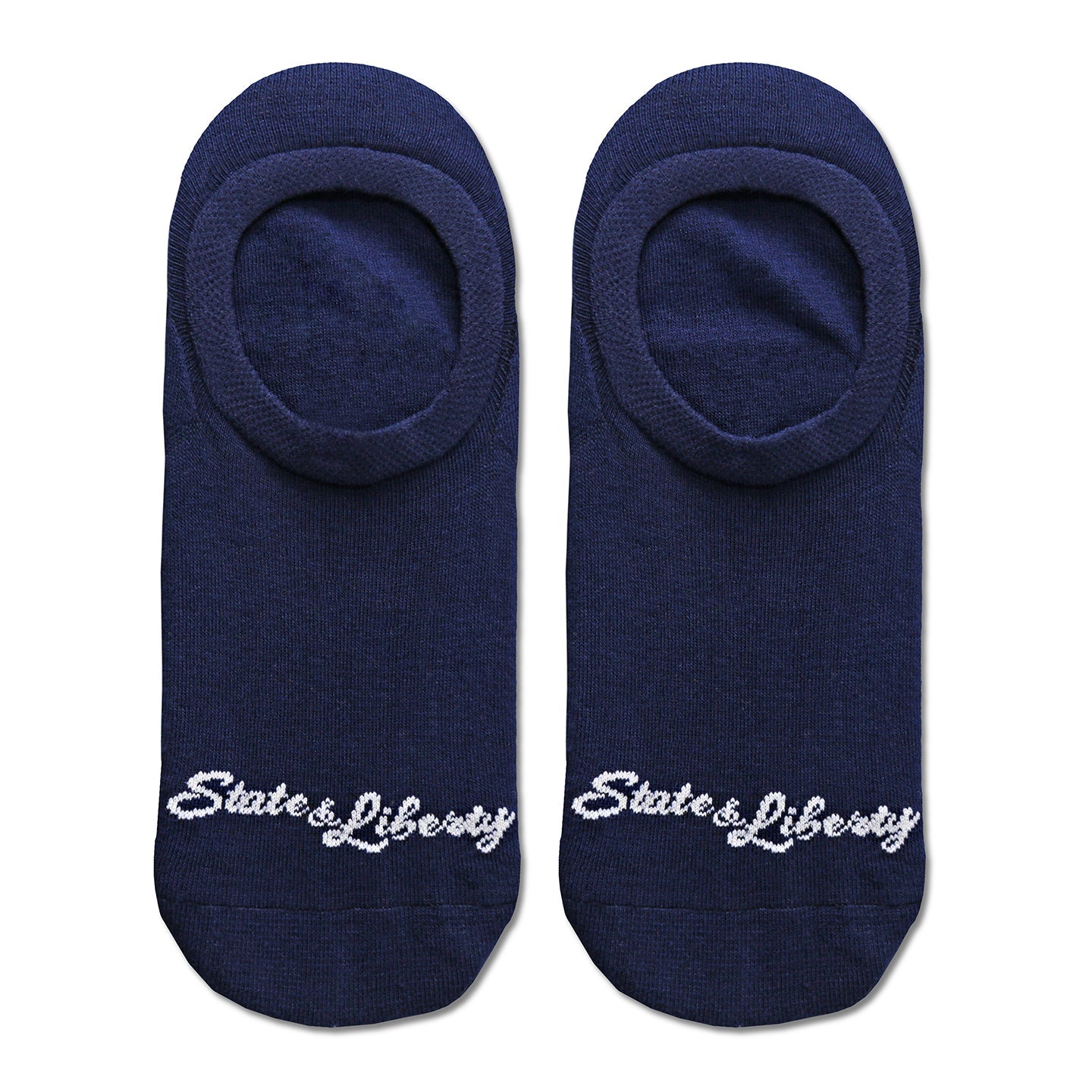 Navy blue cotton no-show socks, Accessories