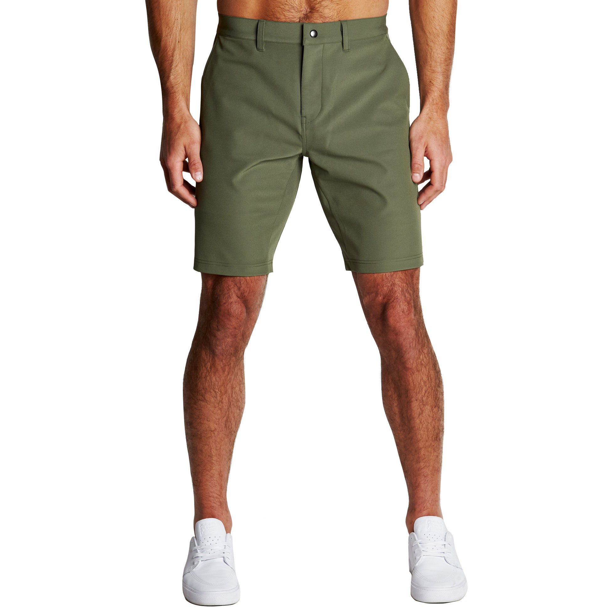 Athletic Fit Shorts - Olive