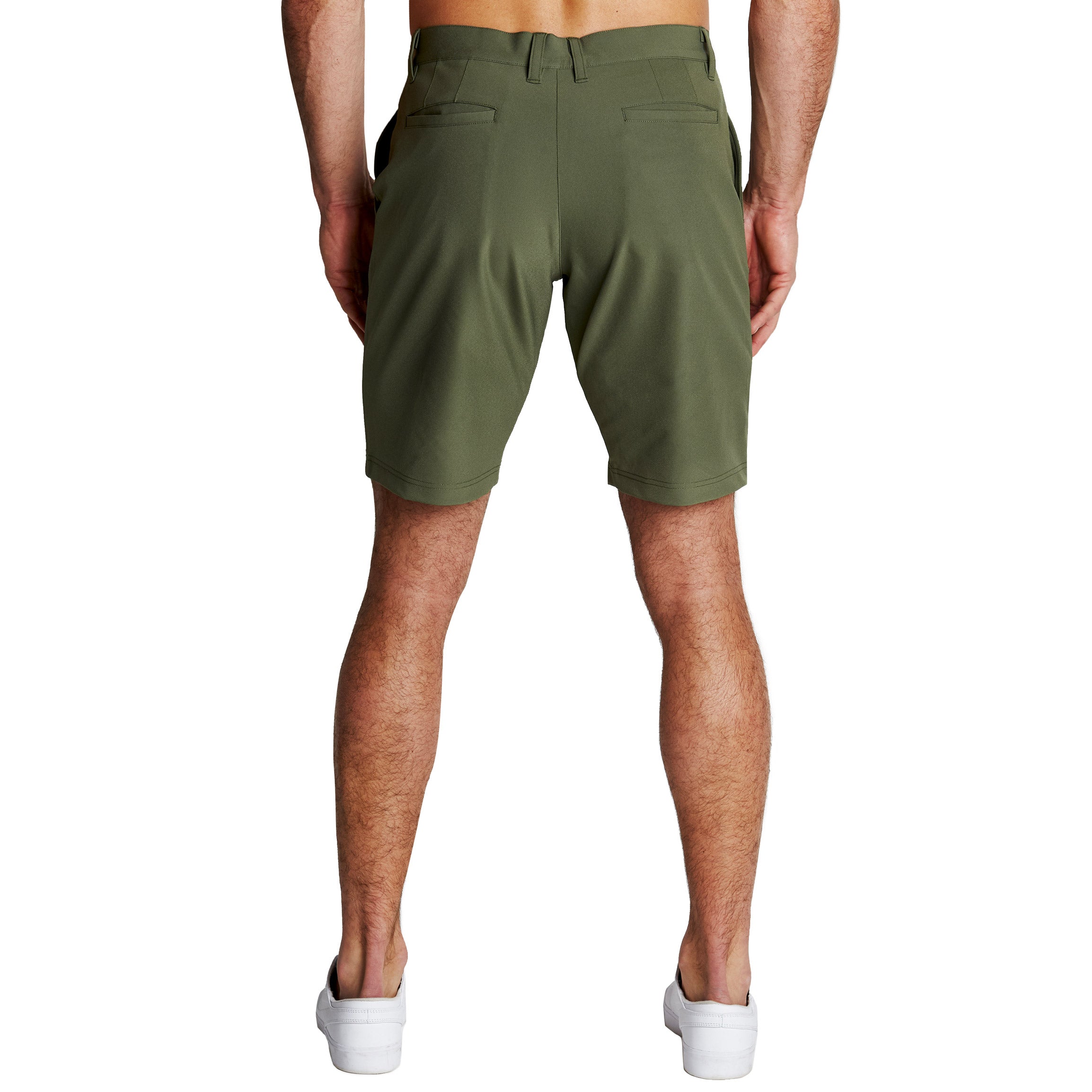 Athletic Fit Shorts - Olive