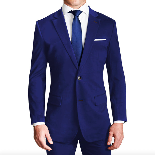 Athletic Fit Stretch Suit - Royal Blue (Special Order: 5-Week Lead-Time)