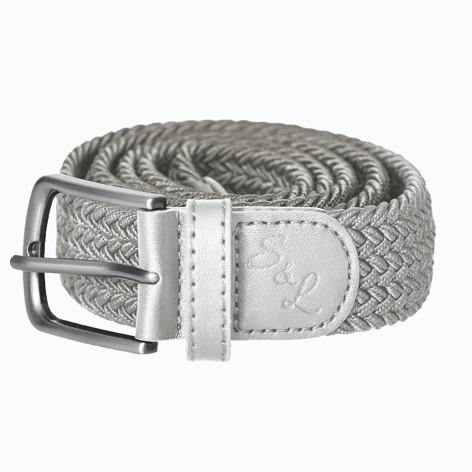 Casual Stretch Belt - Light Grey