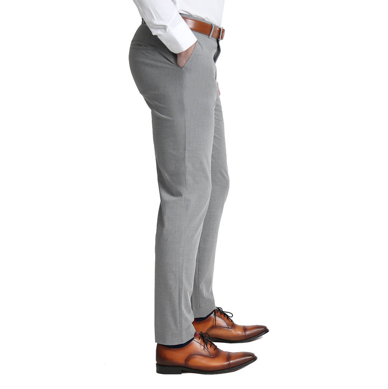 Athletic Fit Stretch Suit - Lightweight Heathered Smoked Grey (Special Order: 5-Week Lead-Time)