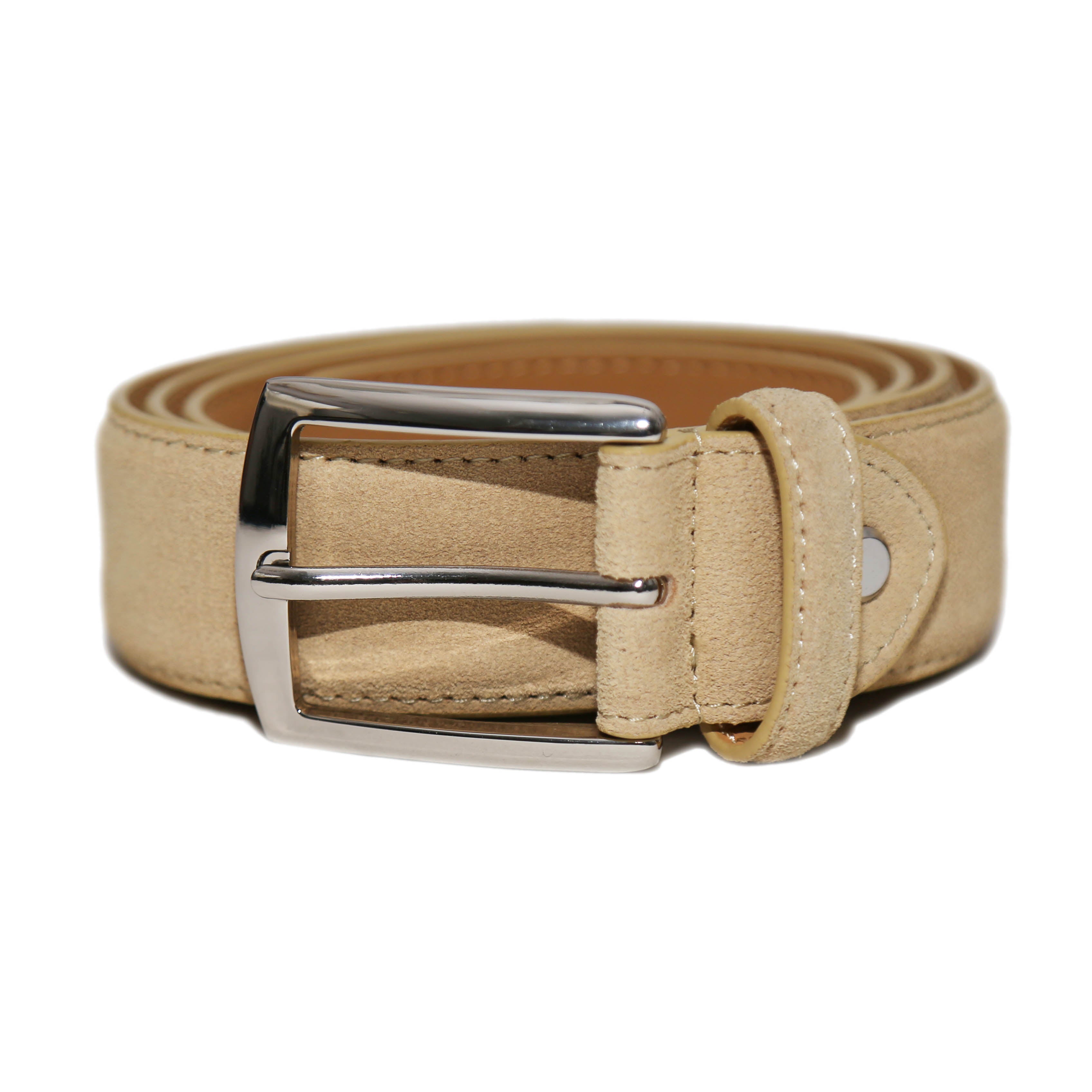 Suede Belt - Tan