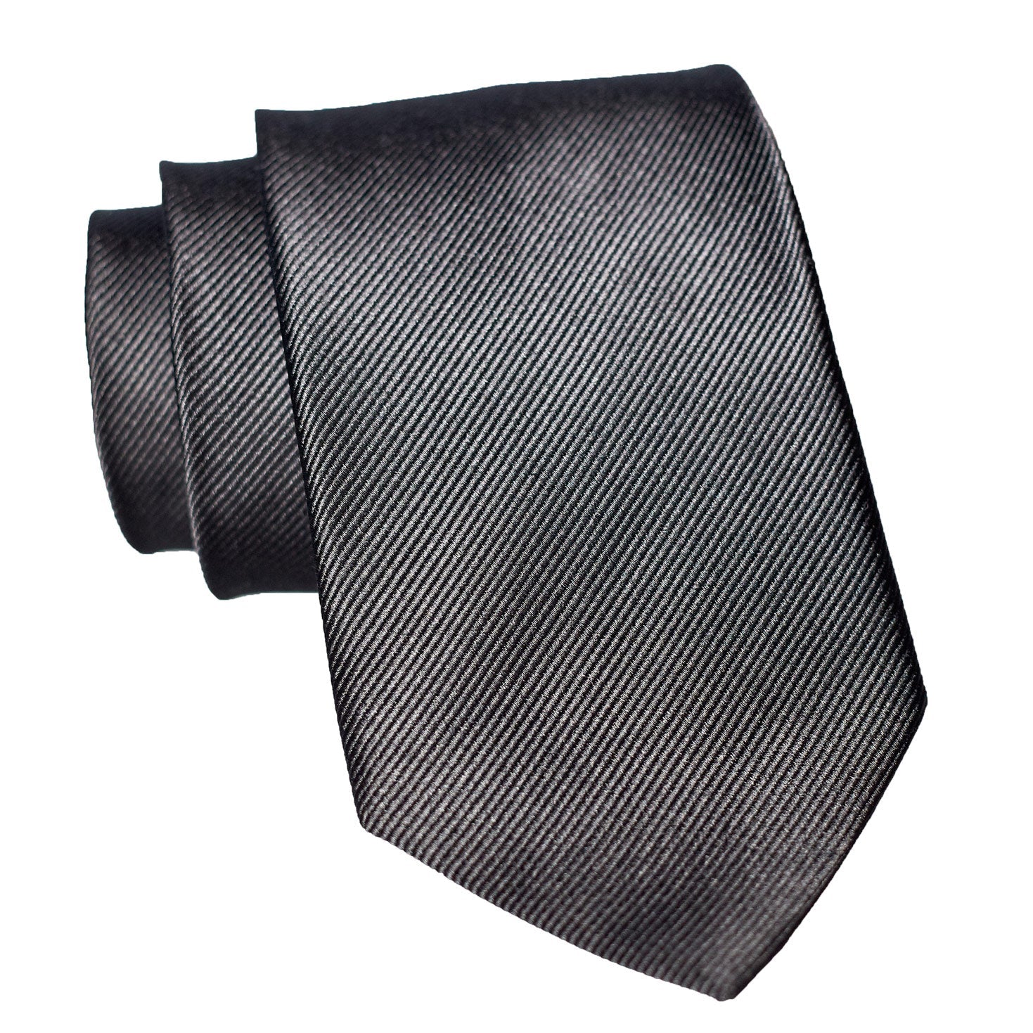 Black Woven Silk Tie