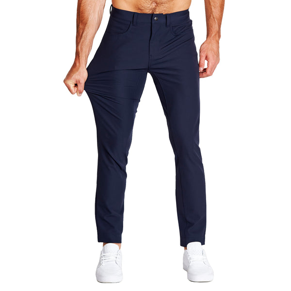 Athletic Fit Stretch Suit Pants - Black - State and Liberty Clothing  Company Canada