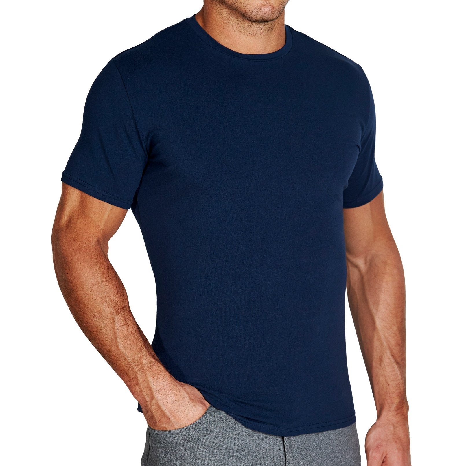 "The Hartford" Navy Short Sleeve Crewneck