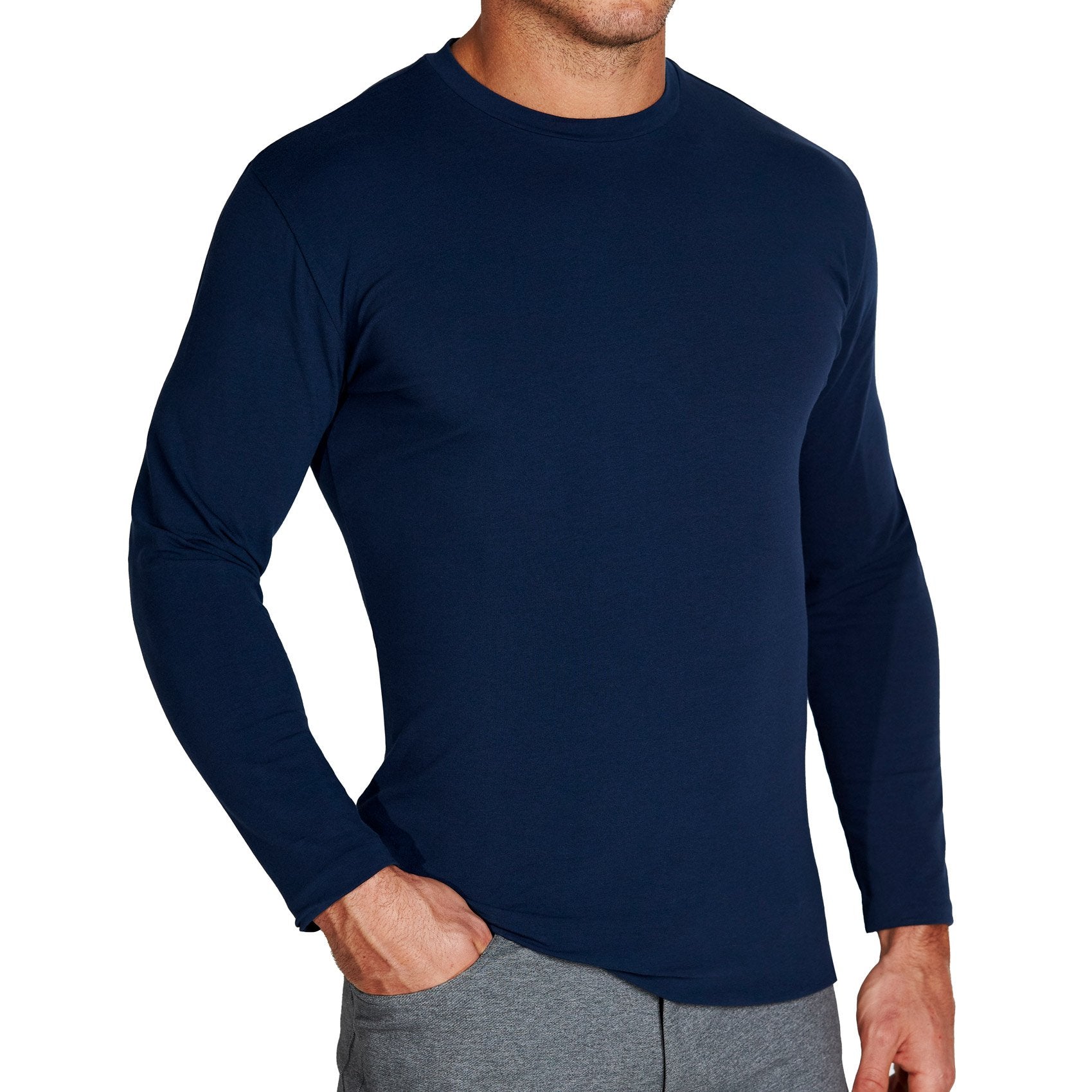 "The Ridgefield" Navy Long Sleeve Crewneck