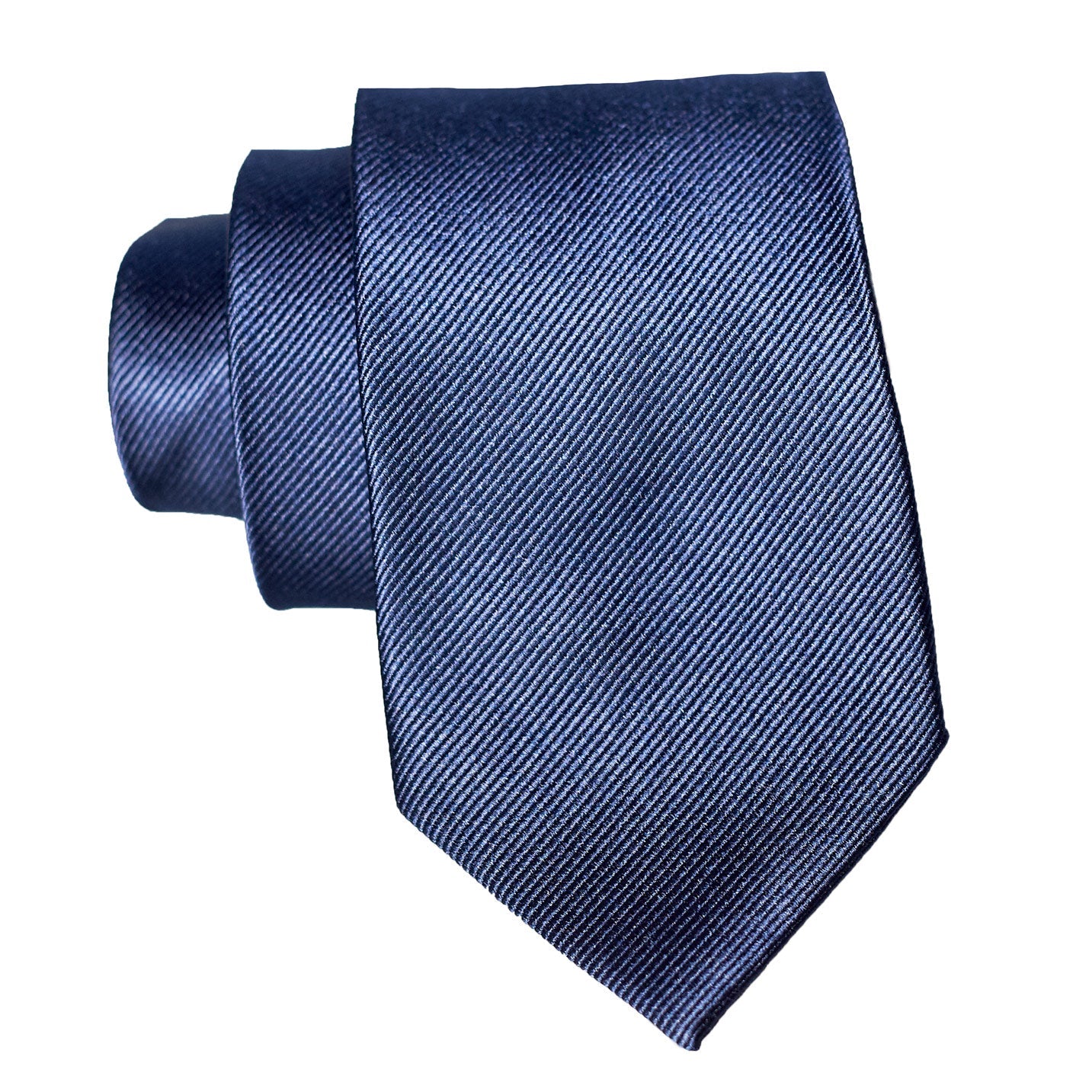 Navy Woven Silk Tie