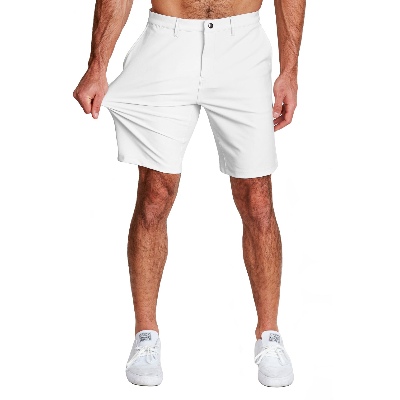 Athletic Fit Shorts - White