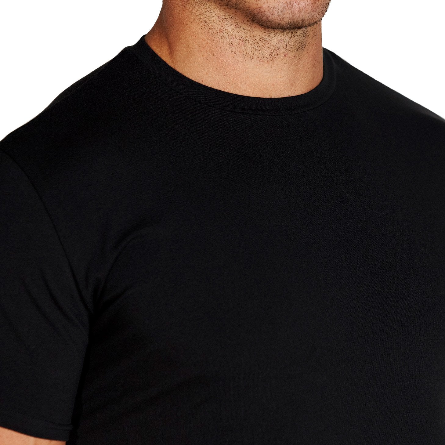 "The Westport" Black Short Sleeve Crewneck